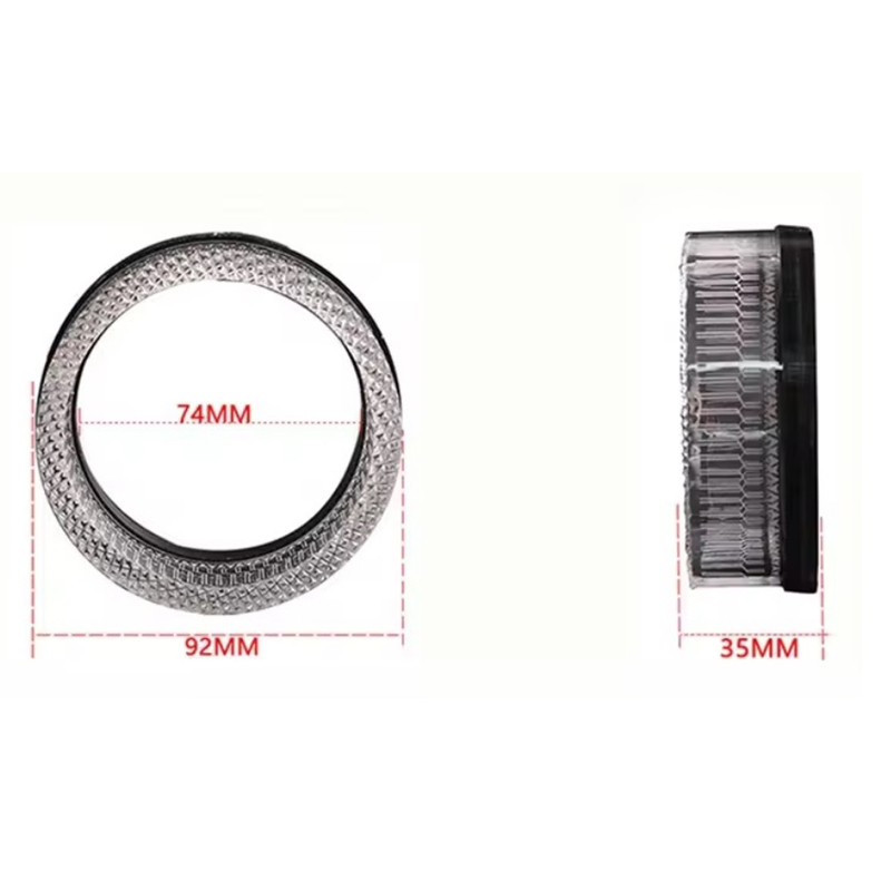 2.5-inch double-layer circular decorative cover