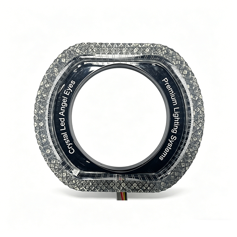 Oval full circle 3.0-inch thick-walled acrylic angel eye